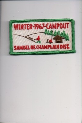 1967 Samuel De Champlain District Winter Campout patch