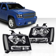 Clear Corner Headlights For 2007-2014 2012 2013 Chevy Avalanche Tahoe Suburban Clear Corner Headlights For 2007-2014 2012 2013 Chevy Avalanche Tahoe Suburban