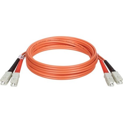 Tripplite N30646M 150ft Duplex Multimode Fiber Optic SC/SC Cable