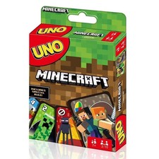 MINECRAFT UNO Playing Card Game Family Childrens and kids Friends Party