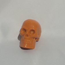 Skull Shaker Bead Brain Brand USA made small hand percussion, black