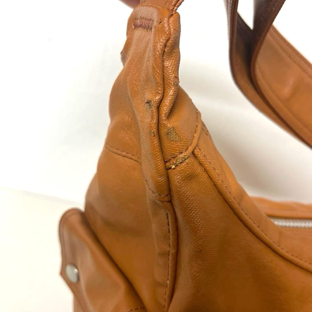 PORTER Freestyle Shoulder Bag Camel Brown Unisex Yoshida Kaban