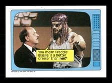 1985 Topps WWF Wrestling 62 Jesse Ventura Gene Okerlund  BXCP46
