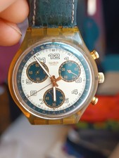 Swatch 'Business Class' 4' Jewels Chronograph Watch SCK109 - Swiss Made