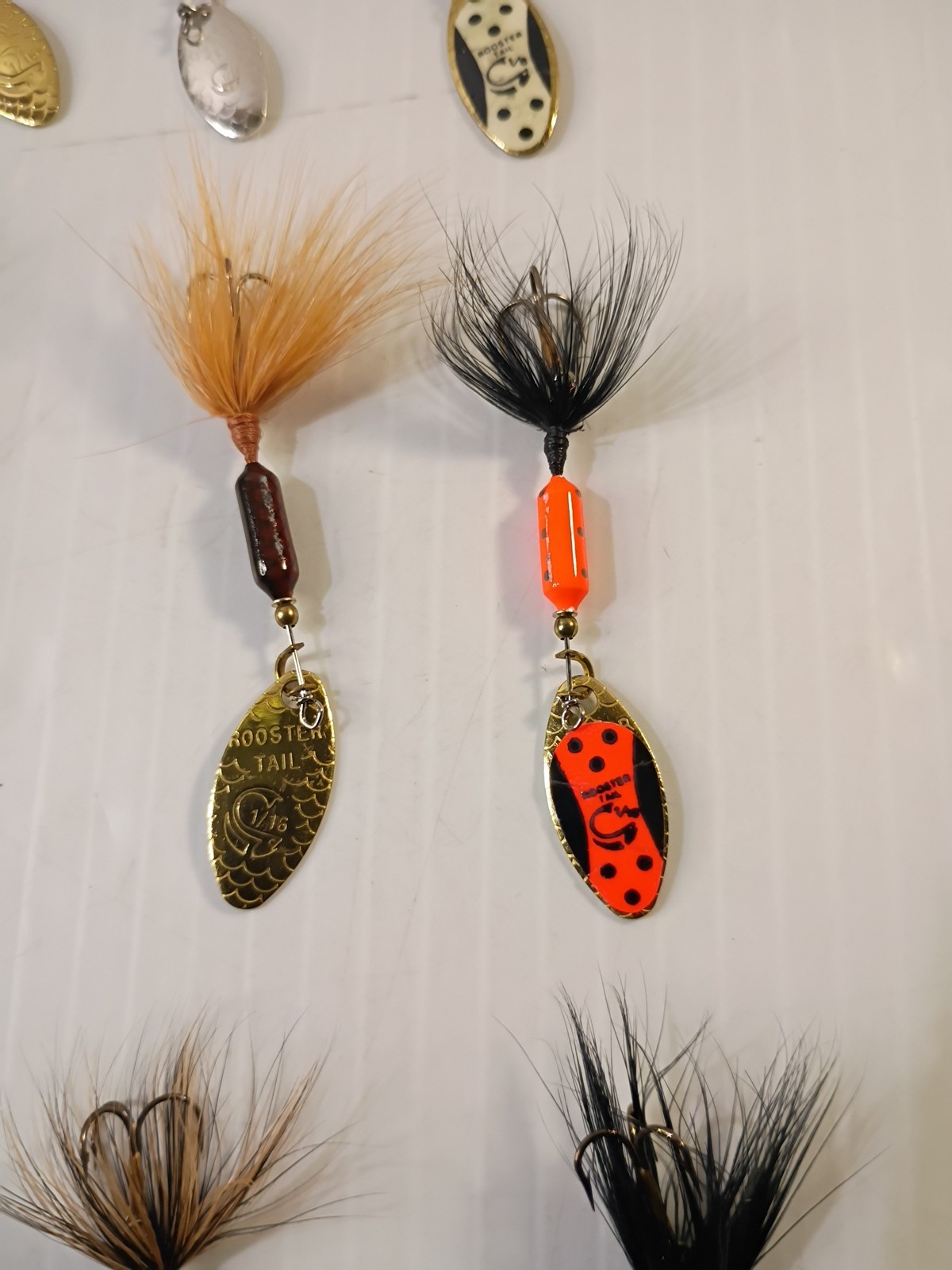 Rooster Tail Fishing Lures Spinners Multiple Color Mix Size Lot Of 12 Pre-owned  - Image 14
