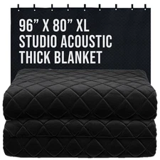 XL Pro Studio Sound Dampening Blanket 96" x 80" Thick Acoustic Sound Treatment