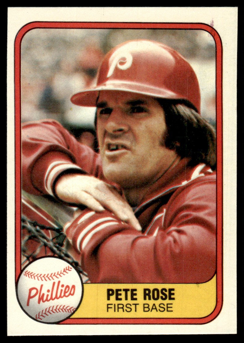 PETE ROSE 1981 FLEER #1