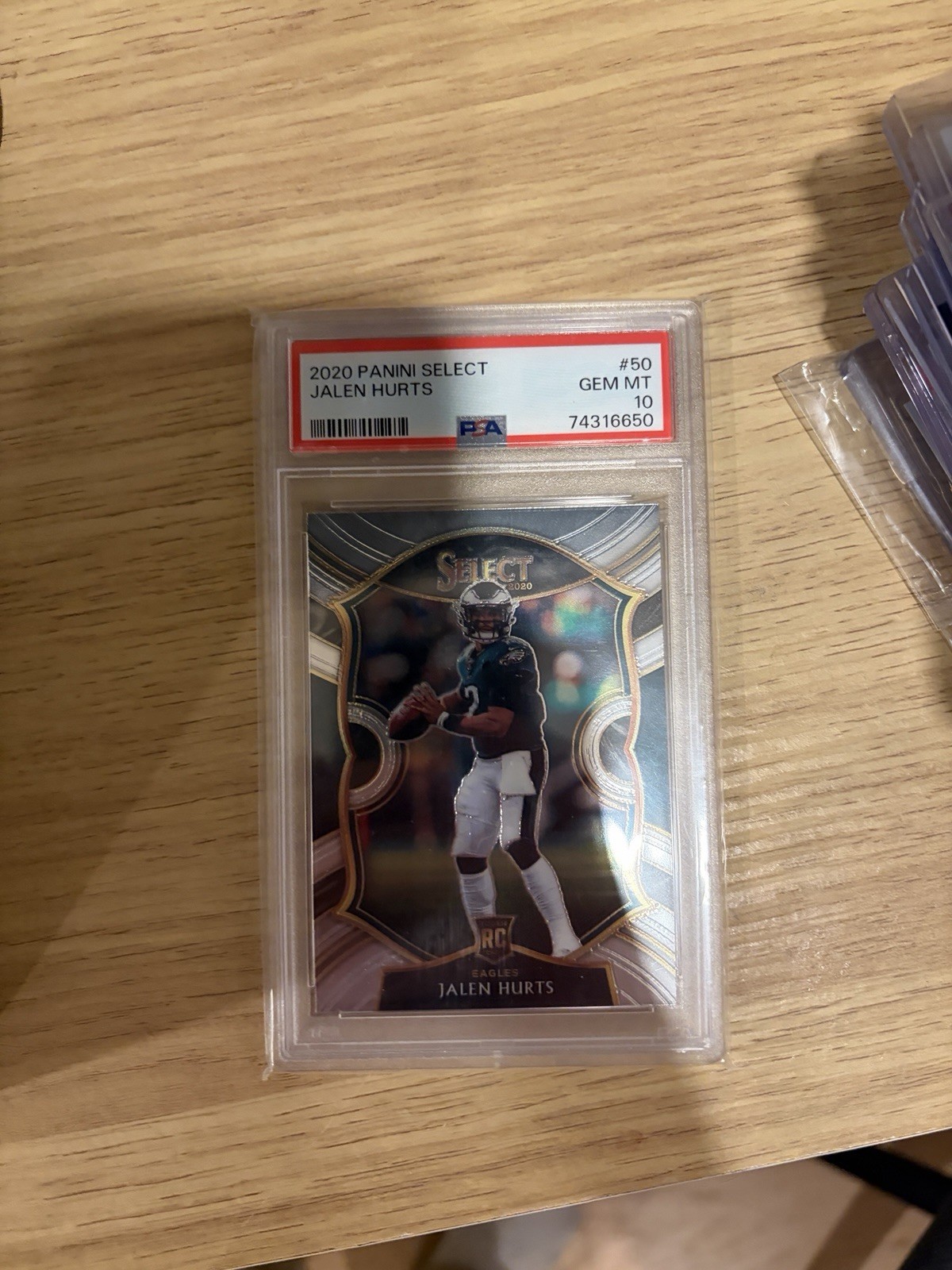 Jalen Hurts Panini Select #50 Base