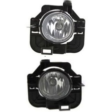 Set Of 2 Clear Lens Fog Light For 2010-12 Nissan Altima Lh Rh Sedan