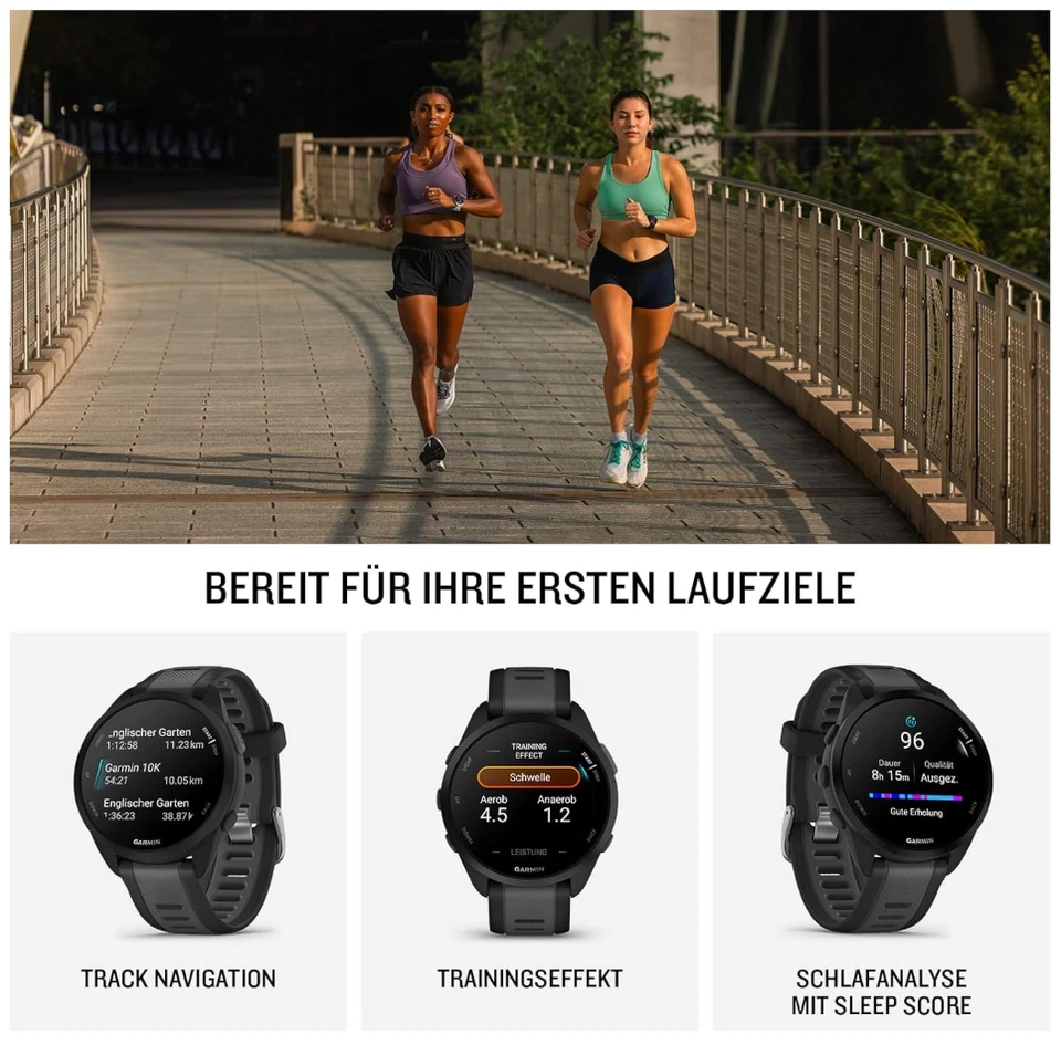 Garmin Forerunner 165 Laufuhr Smartwatch AMOLED GPS NEU OVP - Bild 4 von 4