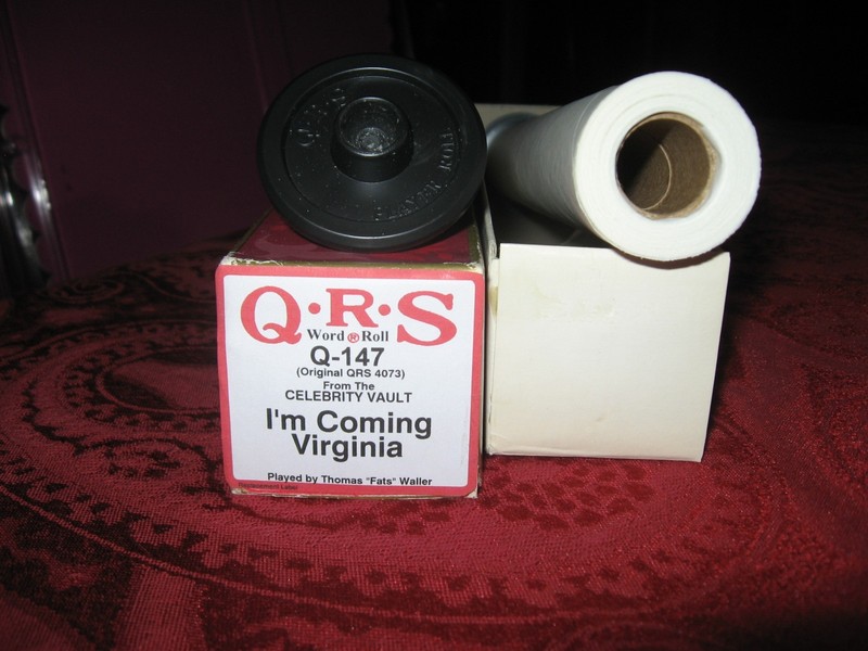 I'm Coming Virginia - QRS Player Piano Roll #Q-147 (Orig QRS 4073) Hear It Play!