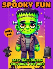 Spooky Fun: easy Halloween coloring for kids