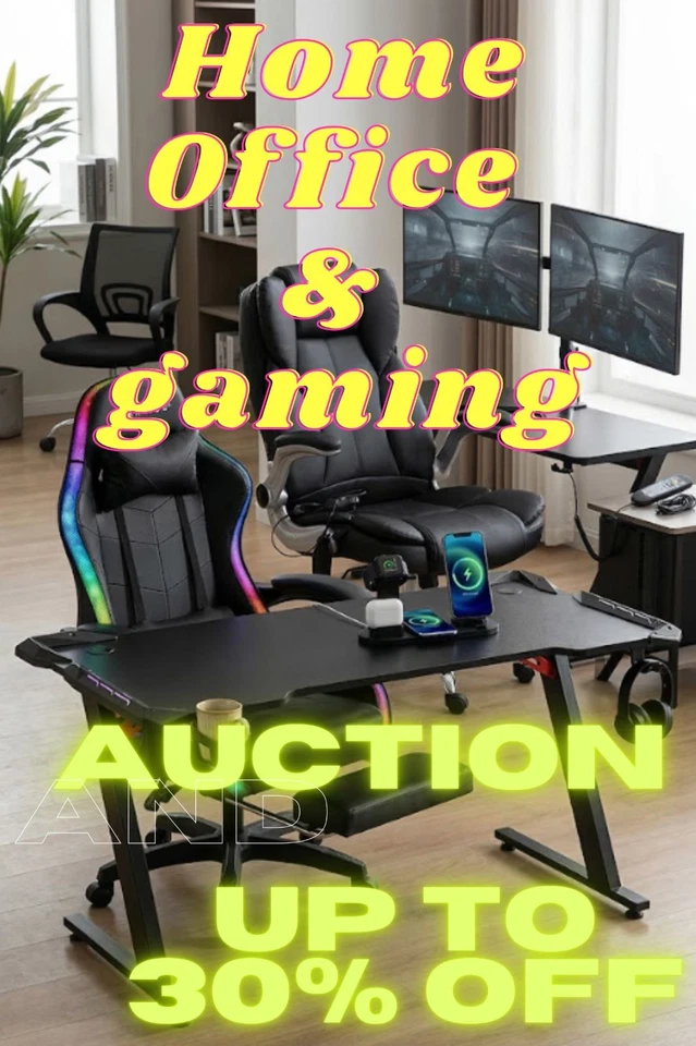 Work From Home Essentials LIVE: Auction Deals + 30% OFF | Win Big Savings!