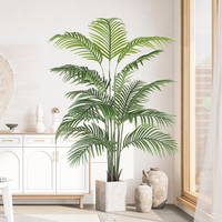 Yoleo Kunstpalme 120Cm, KüNstliche Palme Groß, Kunstpflanze Wie Echt