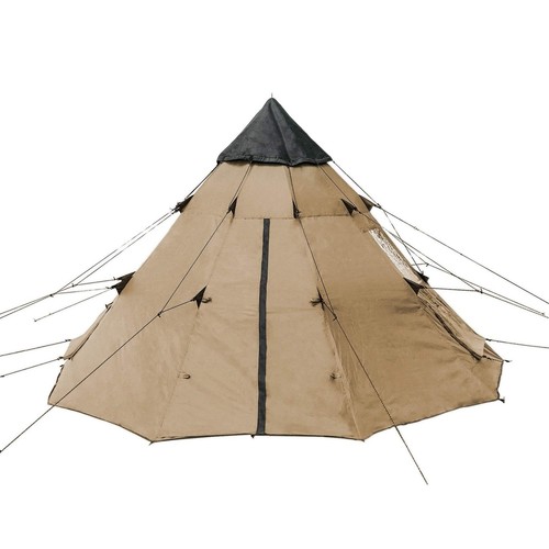 3-4 Person Family Camping Teepee Tent Outdoor Rainproof Waterproof Suitable f...