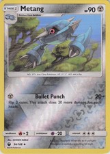 2018 Metang Uncommon SM - Celestial Storm 94/168 NM Reverse Holo LP-NM