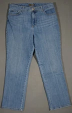 WD13436 **LEE** INSTANTLY SLIMS HIGH RISE RELAXED, STRAIGHT WOMENS JEANS sz12 S