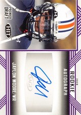 2020 SAGE HIT #A35 Jaylon Moore Rookie Autographs Purple