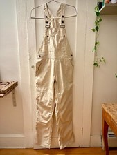 Patagonia Bib Overalls Womens S Beige All Season Hemp Straight Gardener Workwear