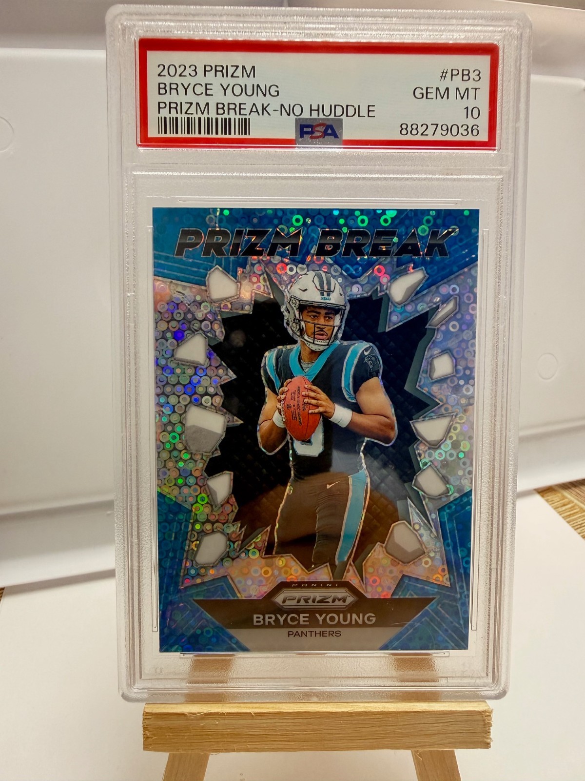 Bryce Young Panini Prizm Break #PB3 No Huddle