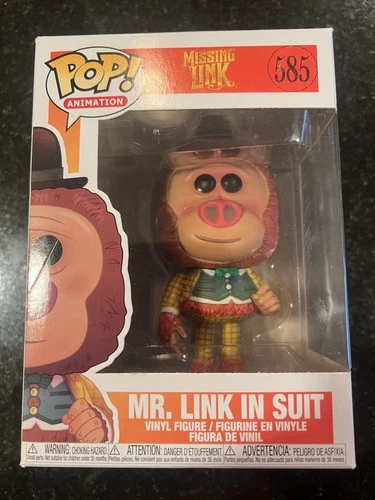 Funko Pop Animation Missing Link: Mr. Link In Suit #585 Vinyl Figure New NIB!
