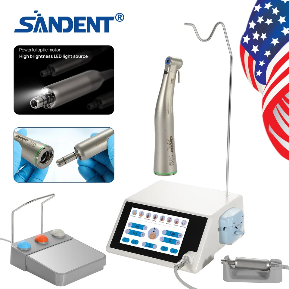 Зубной имплантат мотор хирургическая система светодиодный сенсорный экран + 20:1 хирургический контрас угол - Изображение 3 из 4