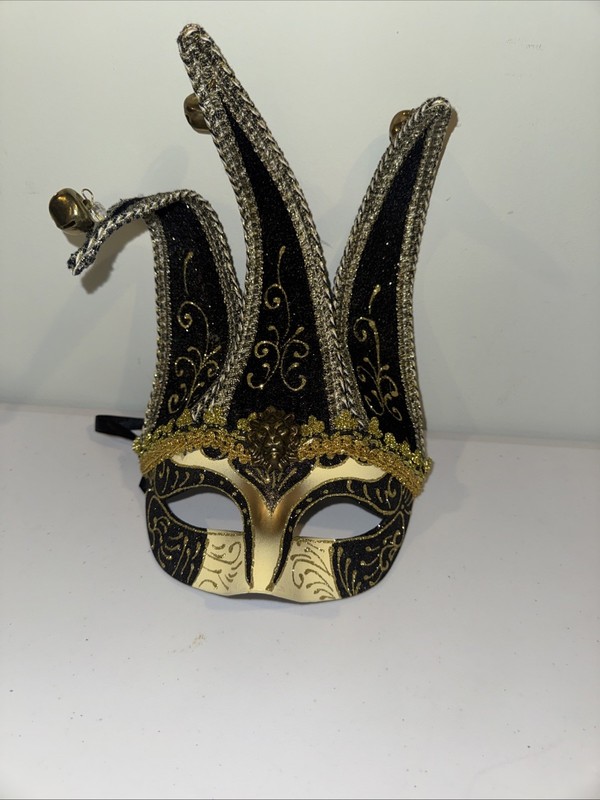Mardi Gras Mask Black And Gold