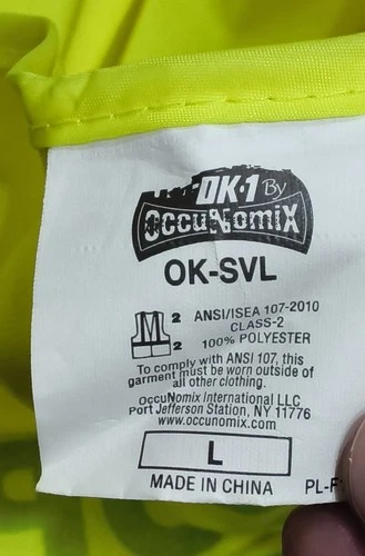 Adult JetBlue Airways Reflective Vest Tech Ops Crew Yellow Sz L image 3