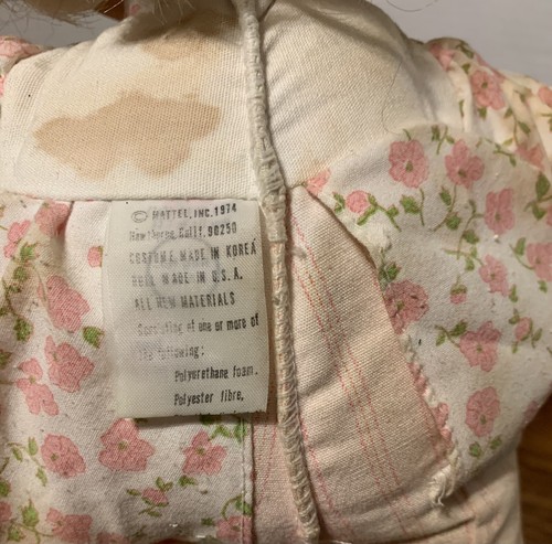 Vtg 1974 Mattel Baby Doll Melody Love Notes Mary Had a Little Lamb Musical Read* - Picture 11 of 13
