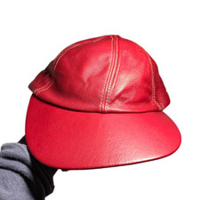 Vintage Wilsons Red Genuine Leather Hat