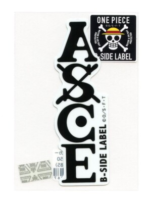 Ace Tattoo Logo - One Piece vol.3 B-SIDE LABEL Sticker Japan