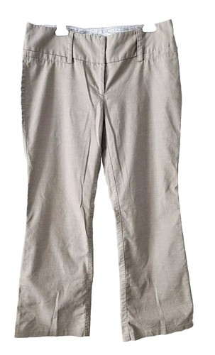 Maurices Pants Womens Size 11/12 Khaki Flare Stretch Chino Dress Pants