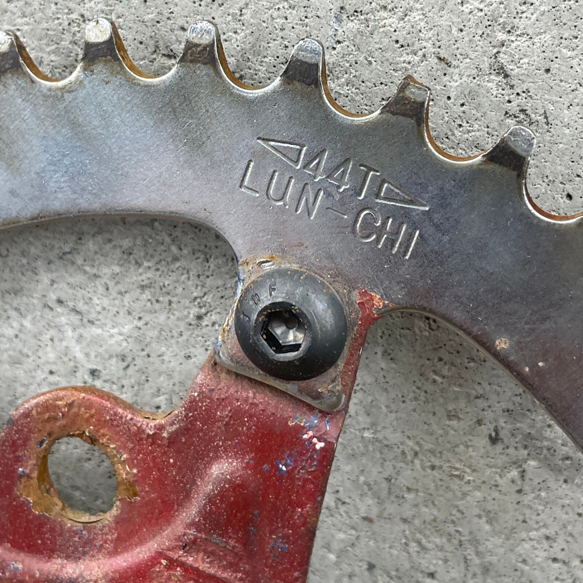 ヴィンテージ　パンチ Old School BMX Sprocket ChainWheel 44 Tooth OG 1980s 44t Lun Chi