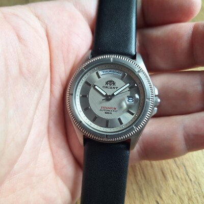 Ultra rare Orient President day date Titanium Mechanical Automatic