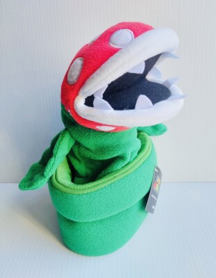 Nintendo Hudson Mario Petey Piranha Plush Super Mario PIRANHA PLANT Hand  Puppet Plush UNCUTE New With Tag RARE! Uncute