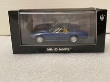 1/43 Minichamps Maserati Ghibli Spider Blue 1 of 5040 pcs