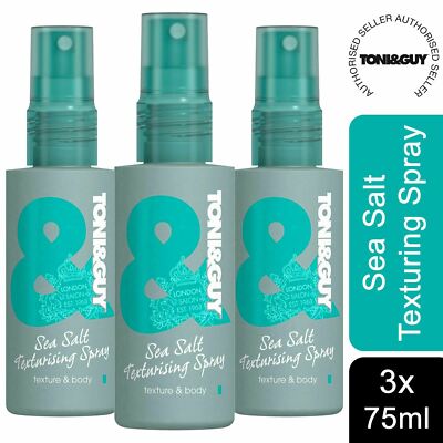 Toni and Guy Meersalz Texturising Spray 75 ml x 3 Packungen