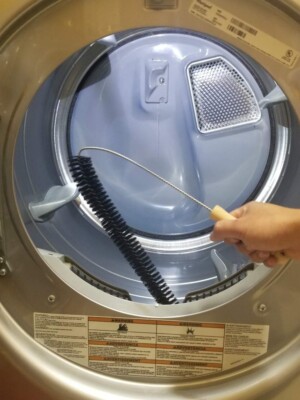 Clothes Dryer Lint Vent Trap Cleaner Brush Gas Electric Fire Prevention Exhaust 