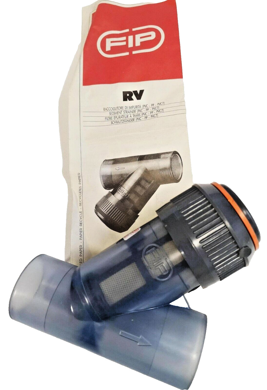 Raccoglitore di Impurità PVC FIP 32 mm Incollaggio | Filtro Sedimenti PN16