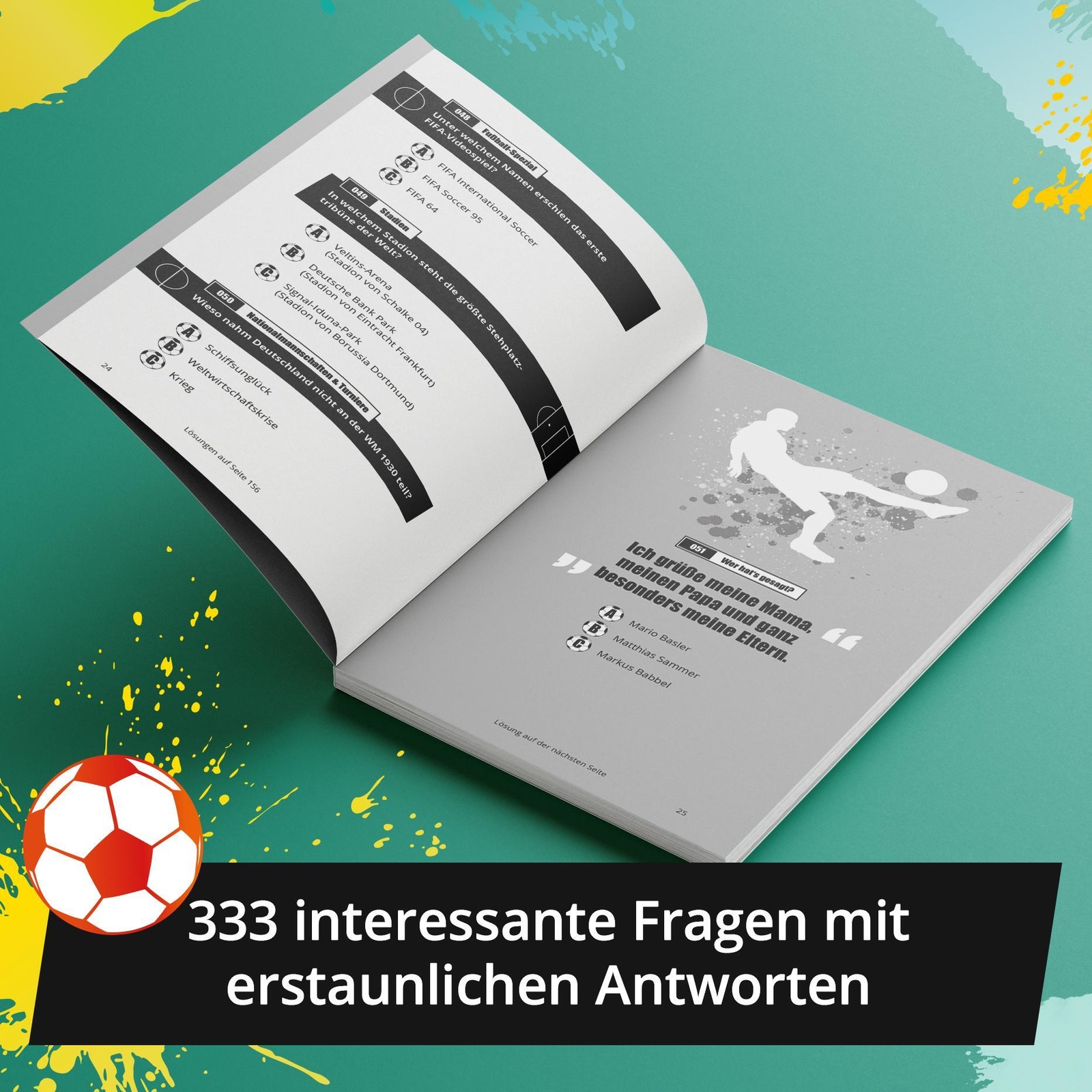 Thumbnail - Das Ultimative Fußball Quiz Für Jung Und Alt: Teste Dein Wissen In 333