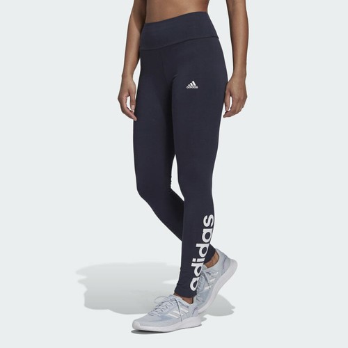 Leggings Adidas W Lin Leg Donna tg XL Blu | eBay
