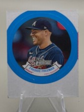 2022 Topps Heritage High Number- 1973 Topps Candy Lids - Freddie Freeman 21of25