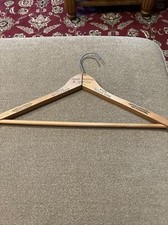 Vintage Collectible Wooden Hanger Crandall McKenzie  Henderson Cleaners JL 