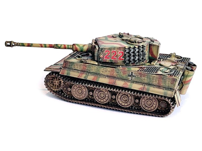 GERMANY TIGER I LATE PRODUCTION TANK WITTMANN'S 222 1/72 BY