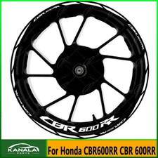 For Honda CBR600RR CBR 600RR 17Inch Motorcycle Hub Stickers Reflective Rim Decal