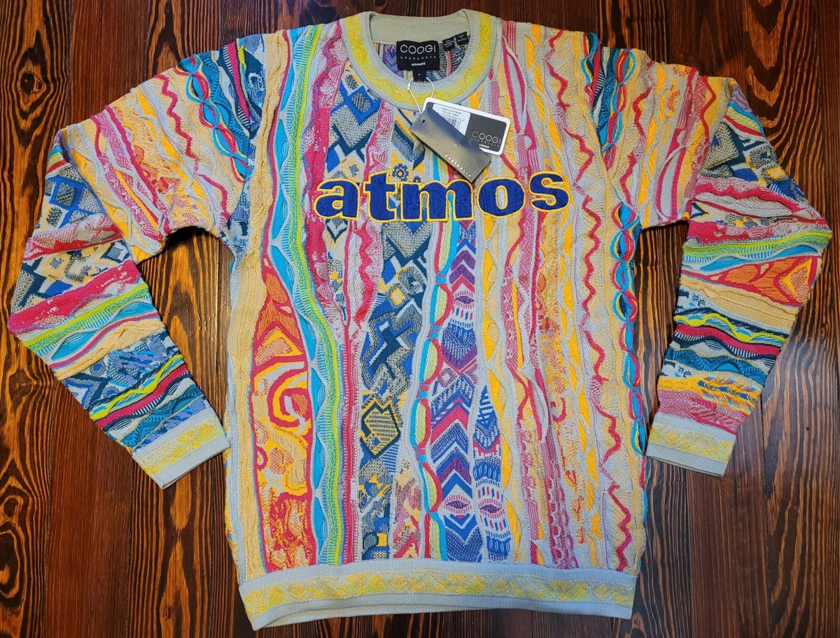 Men's Authentic Coogi x Atmos Multi Color Sweater Medium NWT Men's Authentic Coogi x Atmos Multi Color Sweater Medium NWT