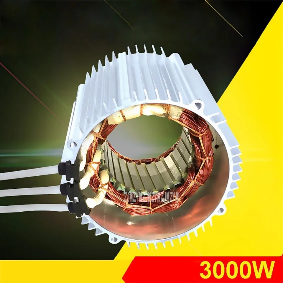 60V 3000W 4200RPM Permanent Magnet Brushless Differential Speed DC ...