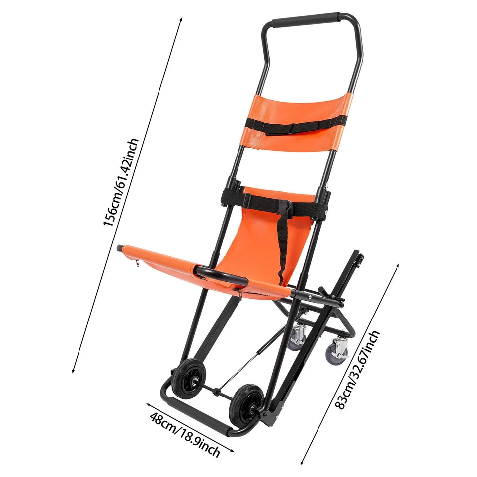 Manual Stair Chair Foldable Emergency Stair Chair Portable Transport Stair Chair - Image 2 of 4