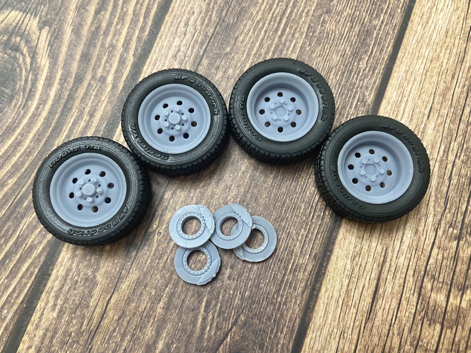 1/24 Scale 17inch Draglites model car wheels/tires. Resin; 3D Print eBay