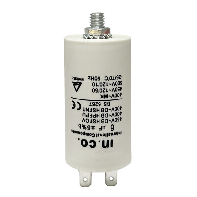Condensatore Di Avviamento 8,5 μF 450 V - Per Asciugatrice Whirlpool/Indesit, 73x35 Mm - Foto 12